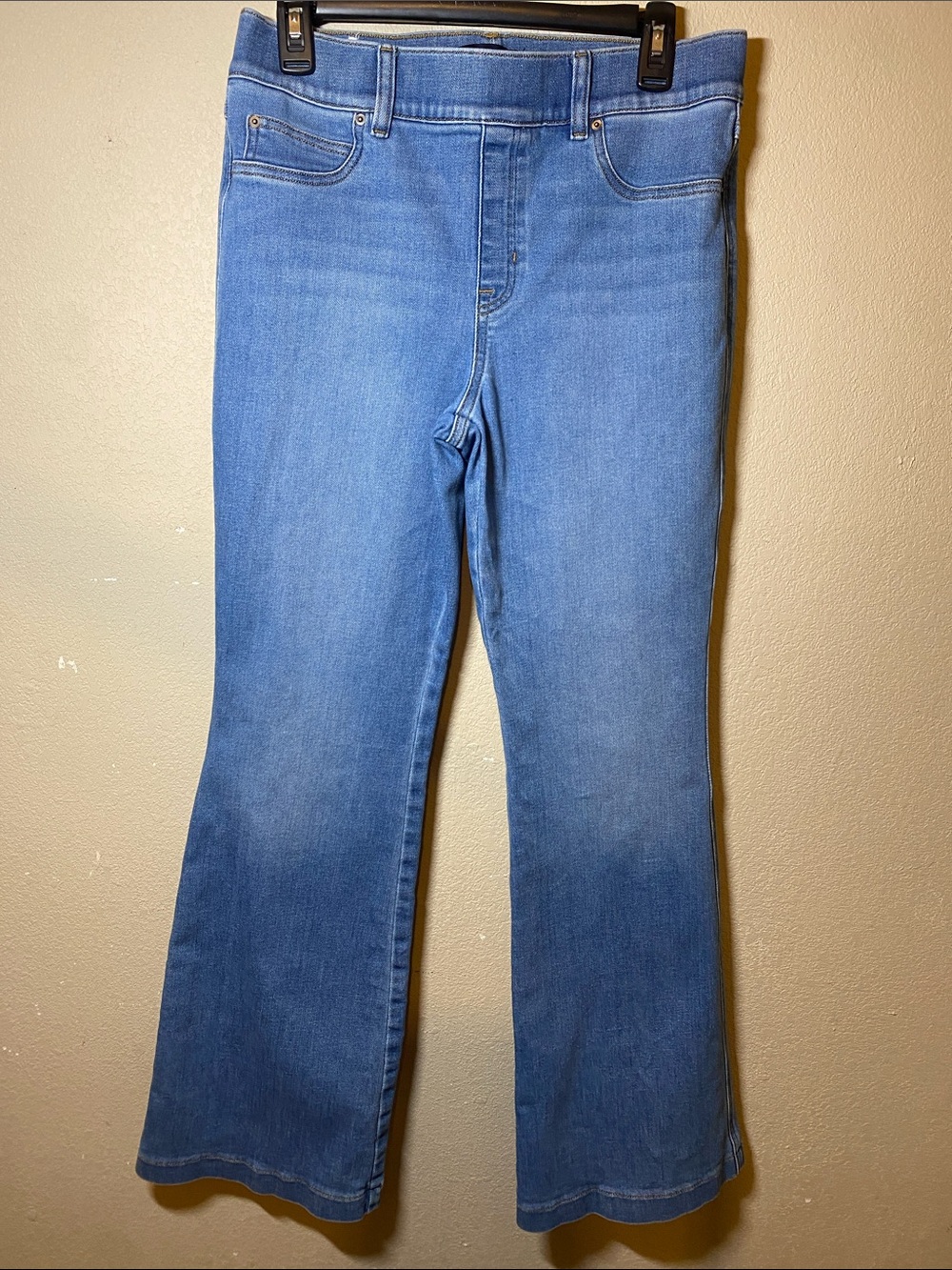 SPANX Women's Light Blue Flare Jeans